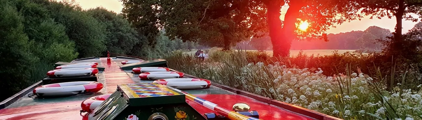 News: Sunset on the Grand Western Canal